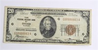 1929 $20 FEDERAL RESERVE NOTE