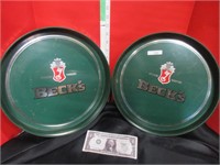Beck's Beer Trays(2)