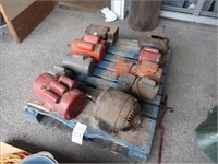 LOT, MISC MOTORS ON THIS PALLET