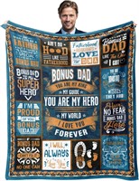 Bonus Dad Blanket 60x50  Gifts from Daughter