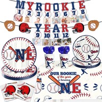 Rookie of The Year First Birthday Decorations Set