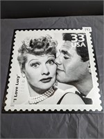 I love Lucy Tin metal sign