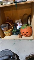 Autumn baskets & pumpkins