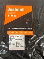 Bushnell 10 x 42mm Binoculars. Donated by Brian