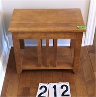 Mission Oak Style Small table 22"x13"x18" Tall