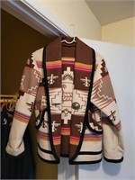 SOUTHWEST STYLE REVERSIBLE WOOL JACKET