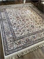 Karastan 100% Wool Tabriz #738 Rug 10.6 x 8.8