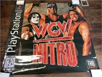 PlayStation WCW Nitro Advertisement Poster