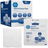 MED PRIDE 4"x4" Sterile Gauze Pads for Wound Dre