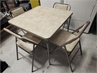 Samsonite Folding Card Table + Chairs