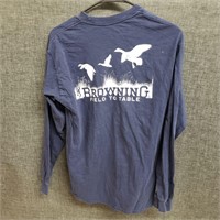 Browning Duck Long Sleeve Shirt, Size M