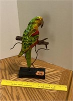 Metal Parrot Art Squawk Free