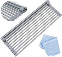 Roll Up Dish Drying Rack 20.5 X 13  Gray