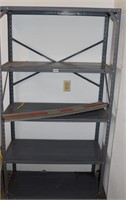 Metal Shelf 72" Tall 35" Wide & Contents