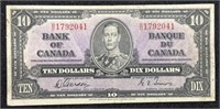 1937 Canada 10 Dollar Bill