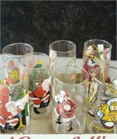 Santa clause and other glasses