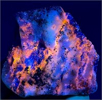 84 Gm Fluorescent  Afghanite With Pyrite Specimen
