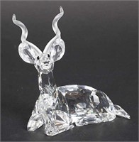 T - SWAROVSKI CRYSTAL ANTELOPE FIGURINE (L31)