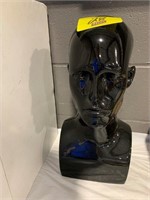 16" TALL PLASTIC MANNEQUIN HEAD / HAT STAND