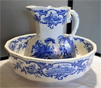 Mason's Ironstone China Water pitcher and bowl set