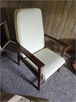 Mid Century White Chair