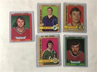 5 - 1970's Rookie Hockey Cards