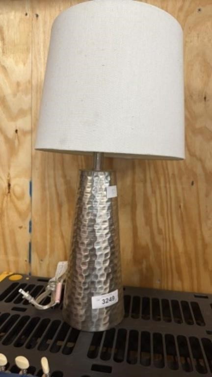 Pretty silver lamp