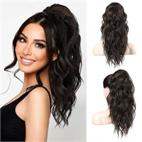 LONAI 18 Ponytail, Clip, Black Brown