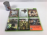 6 jeux Xbox 360 dont Fable II, III, The orange box