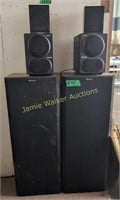 Sonyega Bass Table Top Speakers, Realistic Table