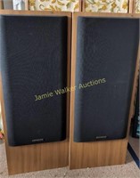 2 Kenwood Floor Speakers Jl-b02 37on Tall