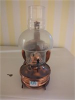 Copper oil lamp w hanger