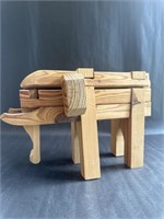 Wooden Elephant Block Puzzle