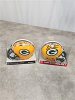 Green Bay Packer Mini Helmets signed by Willie