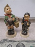 Hummel Chimney Sweep & Village Boy Figurines