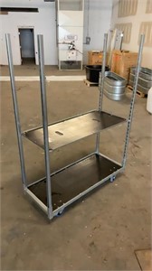 (2) DANISH TROLLEY(light) 22x50x75 W/ 2 and 4