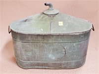 Vintage Copper Moonshine Steel Pot Boiler