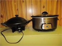 Electric Wok and Crock Pot