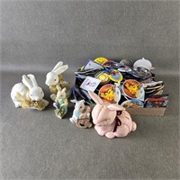 Ceramic Rabbit Collection w/ Wal Mart Promotional