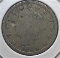 1905 Liberty Head V. Nickel