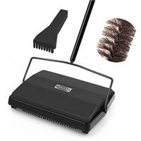 WF1543  JEHONN Carpet Sweeper, Manual, Horsehair