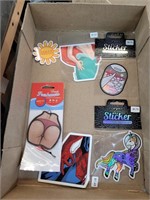 Stickers and air freshener