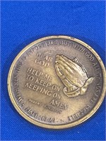 Matthew 19:26  Mardi Gras coin