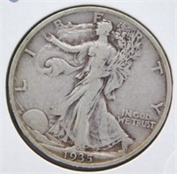 1935 Standing Liberty Half Dollar.