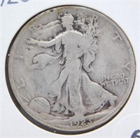 1923-S Standing Liberty Half Dollar.