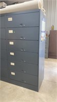 Metal Storage Cabinet, 36” Wide, 78” Tall, 13”