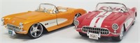 2 Maisto 1957 Corvette 1:24 Die Casts