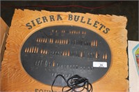 SIERRA BULLETS SIGN- FOUNDED 1947
