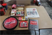 Coca-Cola Collectibles, Wall Clock, Playing Cards
