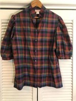 VINTAGE JOSEPH II PLAID SHIRT SIZE 16